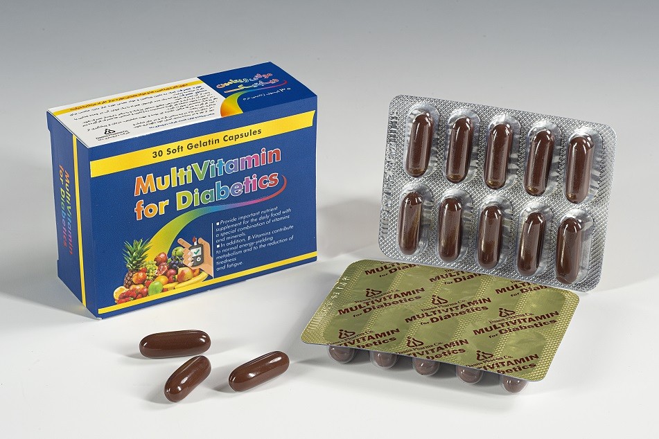 مولتی ویتامین دیابتیک MULTIVITAMIN FOR DIABETICS