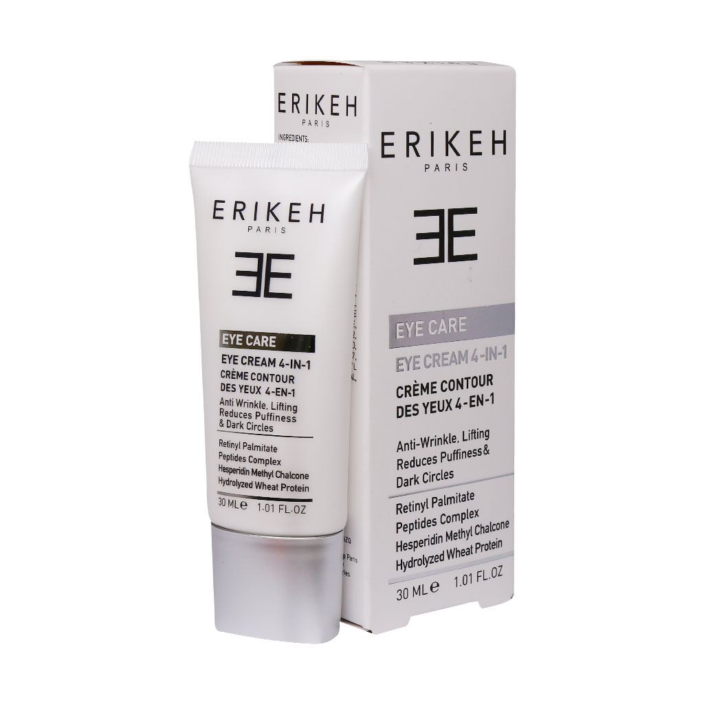 کرم دور چشم 4در 1 اریکه EYE CARE EYE CREAM 4 IN 1 ERIKEH