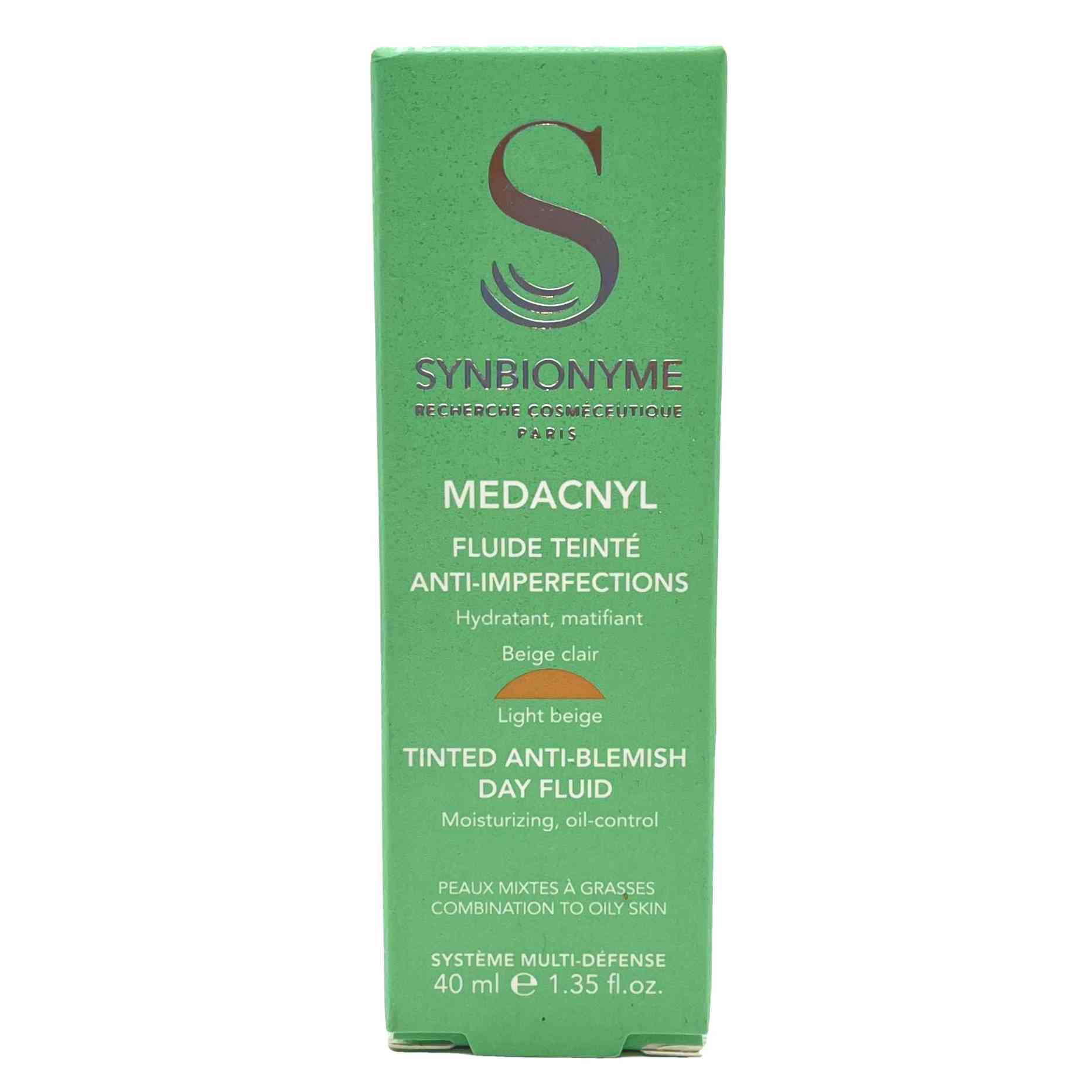 فلوئید ضدجوش مد اکنیل بژ روشن سین بیونیم FLUIDE TEINTE ANTI_IMPERECTIONS SYNBIONYME
