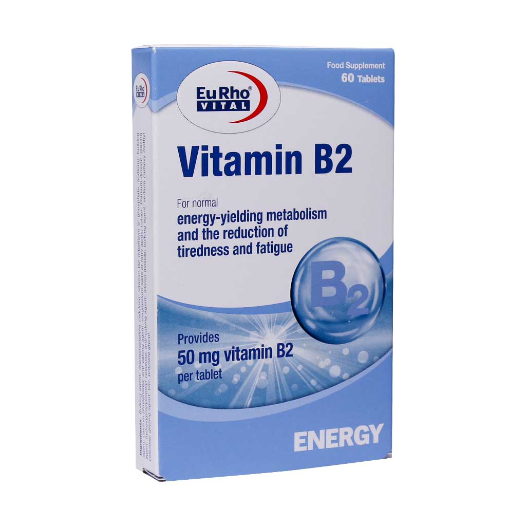 قرص ویتامین B2 یوروویتال Vitamin B2 EuRhoVital