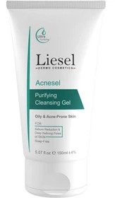 ژل شستشوی پوست چرب آکنه سل لایسل LIESEL ACNESEL PURIFYING CLEANSING GEL