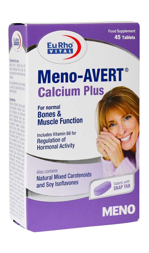 قرص منو اورت کلسیم پلاس یوروویتال Eurhovital Meno Avert Calcium Plus