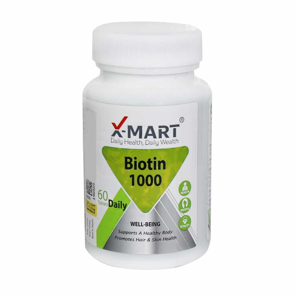 قرص بیوتین 1000 ایکس مارت X Mart Biotin 1000